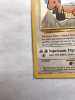 LP Pokemon DRAGONITE Card BLACK STAR PROMO Set #5 Movie Release WB Stamped WOTC - Image 4