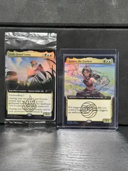 Magic: The Gathering Promo Foil Legendary Creature Cards Iroh & Katara 2025 - Image 1