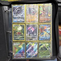lot of 43 pokemon cards ex/v/vstar/gx/vmax+ 1 Jumbo with zip Charizard binder - Image 4