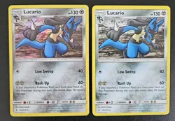 Lucario Lot X6 Sun Moon Unbroken Bonds Brilliant Stars Pokemon Card TCG - Image 2
