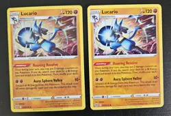 Lucario Lot X6 Sun Moon Unbroken Bonds Brilliant Stars Pokemon Card TCG - Image 4