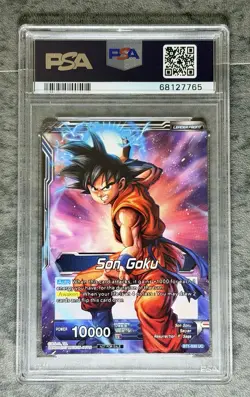 Dragon Ball Super TCG Goku "Coming Soon" Promo PSA 10 1ST EVER DBS TRADING CARD - Image 2