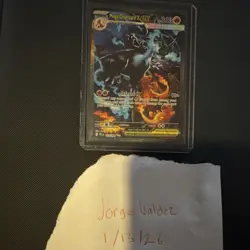 Pokemon Mega Charizard X EX Foil Card 227/XY-P English Standard Size - Image 1