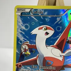 Pokemon TCG Latias XY78 Full Art Black Star Holo Promo Card MP - Image 2