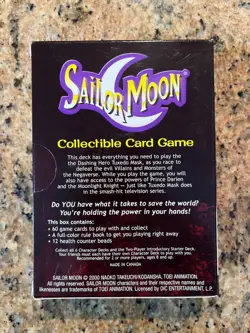 Sailor Moon Collectible Card Game Starter Deck - 60 Cards and 12 Health Beads! - Image 3