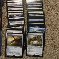 Magic the Gathering MTG Vtg Lot 350 Cards Estate As Found Not Searched See Photo - Image 2
