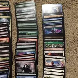 Magic the Gathering MTG Vtg Lot 350 Cards Estate As Found Not Searched See Photo - Image 4
