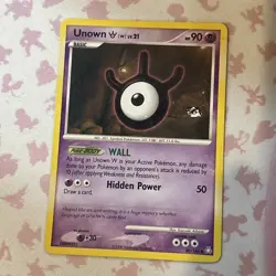 lot of 2 pokemon cards LP, Pupitar (2007) 59/123 + Unown W (2008) 80/146 - Image 5