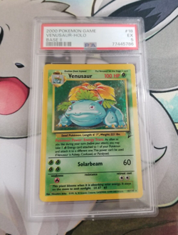 Venusaur - 18/130 - Base Set 2 WoTC Vintage Holo Rare Pokemon Card - PSA 5 - Image 1