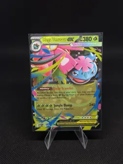 Mega Venusaur EX MEP 013 3D Jumbo Card and normal 013 black star PROMO NM - Image 3