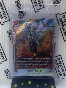 Trunks : Future SB02-010 Alternate Art Manga Booster 02 Dragon Ball Card - Image 1