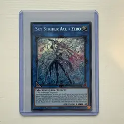 Yu-Gi-Oh! TCG Sky Striker Ace Zero 1st Edition Secret Rare Card DUAD-EN049 NM - Image 1