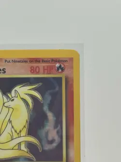 Pokemon TCG Ninetales Base Set Holo Unlimited Rare Card 12/102 WOTC LP - Image 2