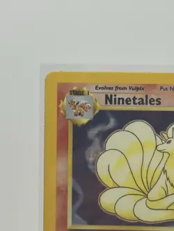 Pokemon TCG Ninetales Base Set Holo Unlimited Rare Card 12/102 WOTC LP - Image 3