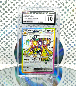 CGC 10 Galvantula EX 159/142 Stellar Crown Full Art Secret Rare Pokemon Card - Image 1