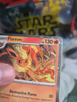 Flareon - 167 1 SWIRL (Cosmos Holo) Sv: Scarlet Violet Black Star Promo Card - Image 2
