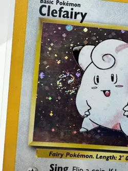 Pokemon TCG Clefairy Base Set 2 Holo Unlimited Rare Card 6/130 LP-SWIRL 💫 - Image 2