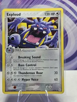 Exploud 6/101 EX Hidden Legends Vintage Holo Rare 2004 Pokemon Card TCG - Image 1