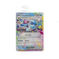 Pokemon TCG Glaceon EX Prismatic Evolutions Stamped Promo Card 026/131 Sealed - Image 1