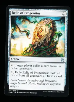 * * 1x Relic of Progenitus x1 * * Eternal Masters MTG NM Near Mint - Image 1