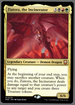 Ziatora, the Incinerator 0279 Non Foil Mythic Modern Horizons 3 MTG Near Mint - Image 1