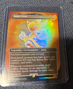 MTG Super State (Rainbow Foil) Secret Lair x Sonic 2081 NM - Image 1