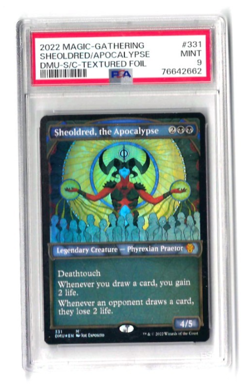 MTG Sheoldred the Apocalypse Textured Foil #331 PSA 9 Mint - Image 1