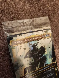 GHOST OF TSUSHIMA RAINBOW FOIL MTG SECRET LAIR SEALED PACK - Image 3