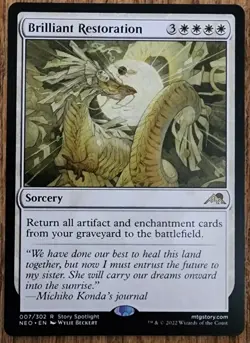 Brilliant Restoration - NM (NEO) Kamigawa: Neon Dynasty Regular MTG - Image 1