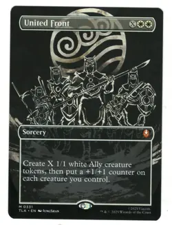 MTG United Front Borderless Avatar Last Airbender Magic The Gathering TCG - Image 1