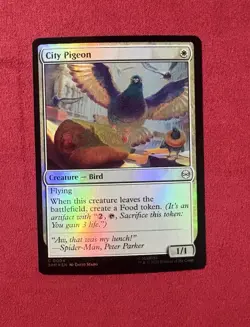 City Pigeon - Magic The Gathering MTG SPM Marvel’s Spider-Man #04 Foil - Image 1