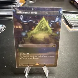 MTG | Willowrush Verge (Borderless) | NM | Aetherdrift 375 DFT - Image 1