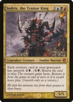 1x Sedris, the Traitor King EX+ Shards x1 Mtg Magic the Gathering Changie - Image 1