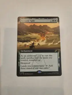 MTG Tectonic Split (Extended Art) NM Avatar: The Last Airbender 0208 Reg - Image 1