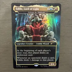 Secret Lair x Iron Maiden Eddie, Lord of Light FOIL Nekusar, The Mindrazer - Image 1