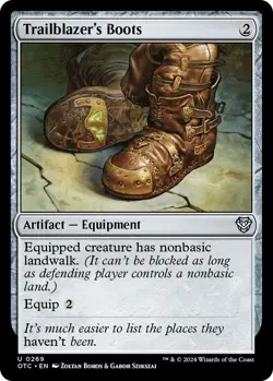 Trailblazer's Boots [Outlaws of Thunder Junction Commander] Magic MTG - Image 1