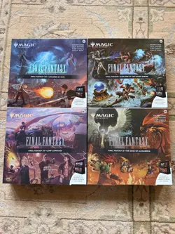 Magic The Gathering: Final Fantasy Scene Box Bundle Set of 4 BRAND NEW - Image 1