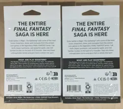 2X Final Fantasy Play Pack w/ 3 Booster Packs & Zidane MTG Promo SEALED 2X - Image 3