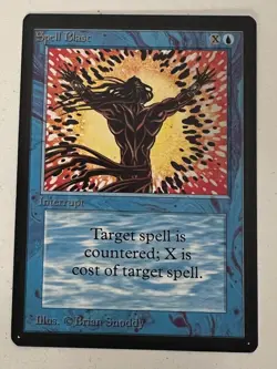 Magic the Gathering MTG Beta Spell Blast NM (Beta Bob) - Image 1