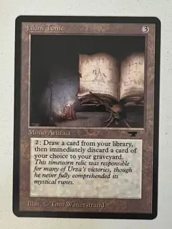 Magic the Gathering MTG Antiquities Jalum Tome NM- (Beta Bob) - Image 1