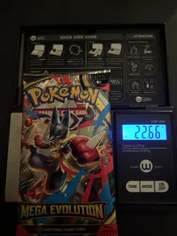 (HEAVY) 22.66g Pokemon TCG Mega Evolution Booster Pack (SEALED)✅ - Image 1