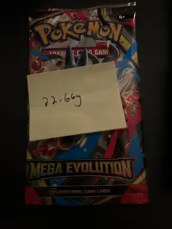 (HEAVY) 22.66g Pokemon TCG Mega Evolution Booster Pack (SEALED)✅ - Image 4