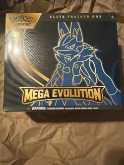 Pokemon TCG Mega Evolution Elite Trainer Box ETB Lucario New & Sealed - Image 1