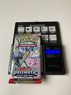22.72g Prismatic Evolutions Pokemon Booster Pack New Sealed - Image 1