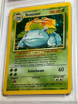 Pokemon TCG - 1999 Venusaur 15/102 - WOTC - Holo - Base Set - PSA 5 - Image 5