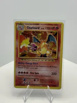 Pokemon XY Evolutions Charizard Holo Rare TCG Card 11/108 LP Condition - Image 1