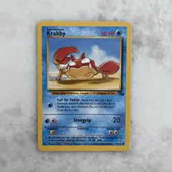 1999 English Pokemon Krabby and Kingler Original Cards - Image 2