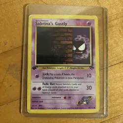 Pokemon TCG Sabrina's Gastly 1st Edition 96/132 Gym Challenge 2000 - Image 1