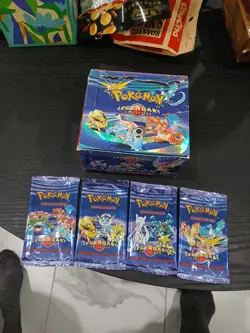 Pokemon Legendary Collection - Booster Box EMPTY OPENED With Empty Pack Art RARE - Image 1