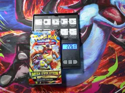 HEAVY 22.61g Pokemon Mega Evolutions WEIGHTED Booster Pack (SEALED) - Image 1